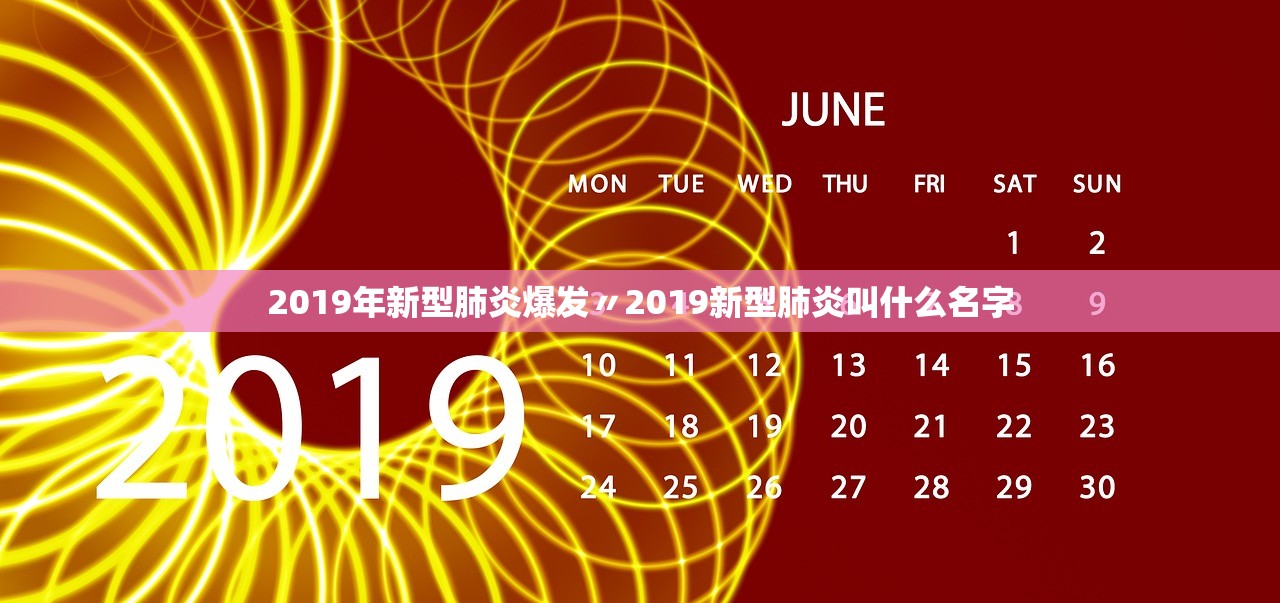 2019年新型肺炎爆发〃2019新型肺炎叫什么名字