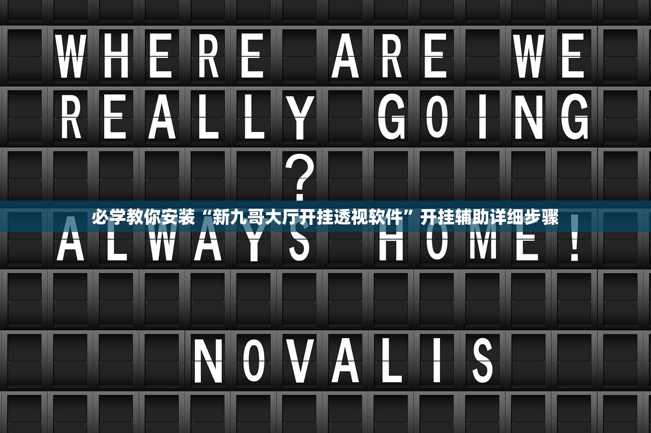 必学教你安装“新九哥大厅开挂透视软件	”开挂辅助详细步骤