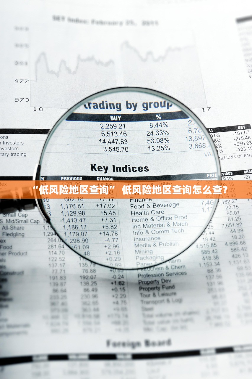 “低风险地区查询” 低风险地区查询怎么查？