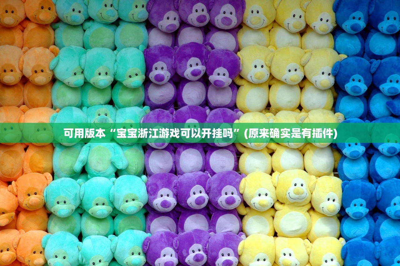 可用版本“宝宝浙江游戏可以开挂吗”(原来确实是有插件)