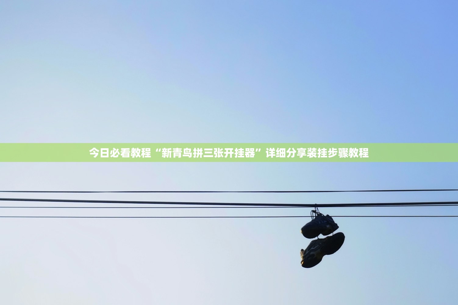 今日必看教程“新青鸟拼三张开挂器	”详细分享装挂步骤教程