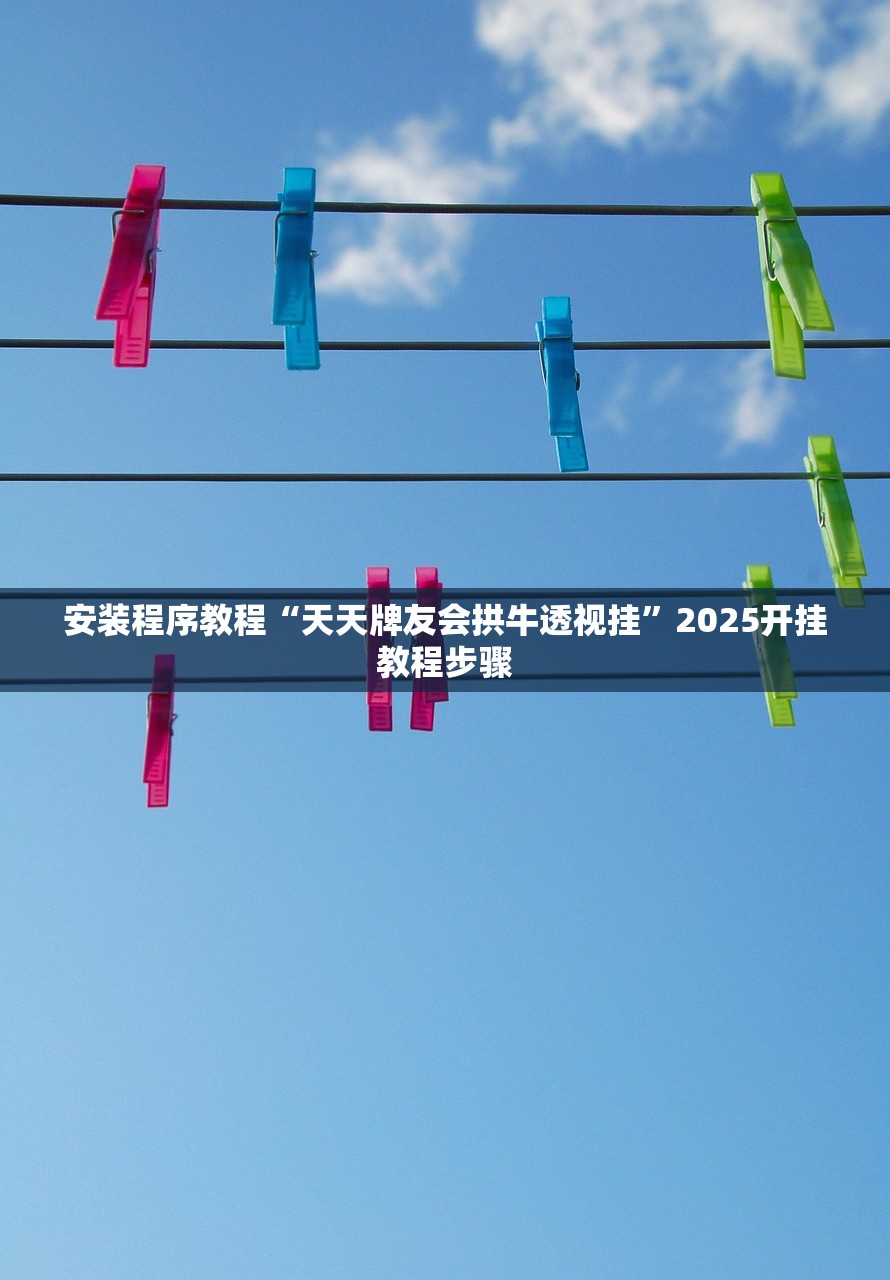 安装程序教程“天天牌友会拱牛透视挂”2025开挂教程步骤