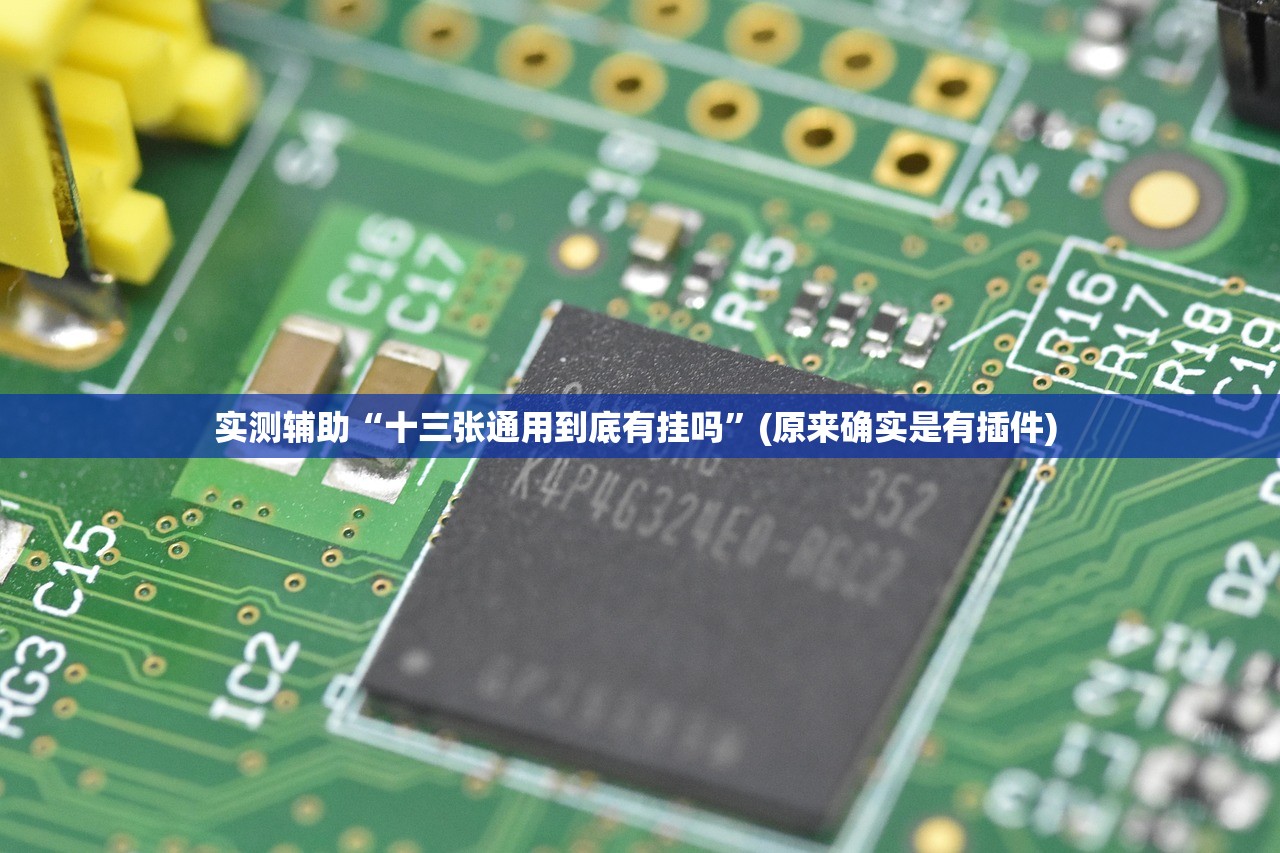 实测辅助“十三张通用到底有挂吗	”(原来确实是有插件) 