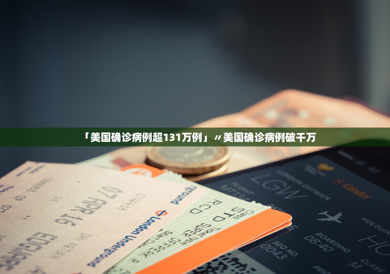 「美国确诊病例超131万例」〃美国确诊病例破千万