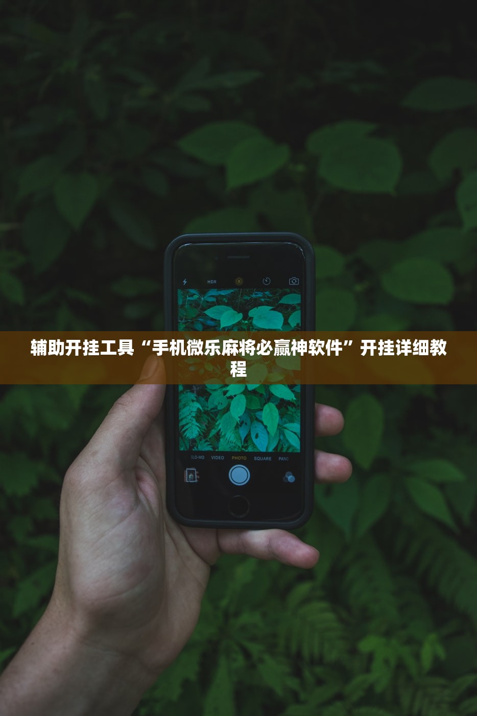 辅助开挂工具“手机微乐麻将必赢神软件”开挂详细教程