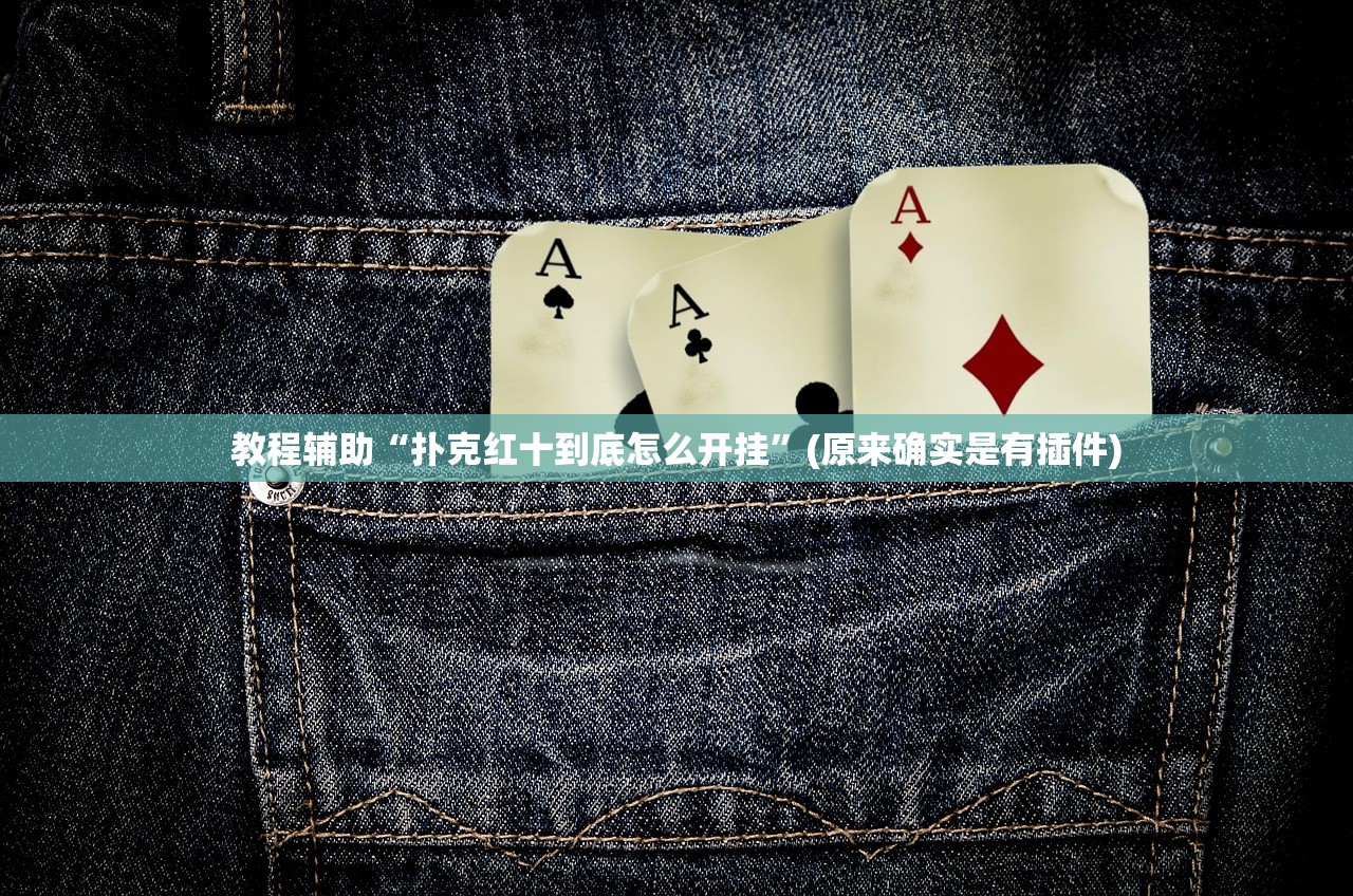 教程辅助“扑克红十到底怎么开挂	”(原来确实是有插件)