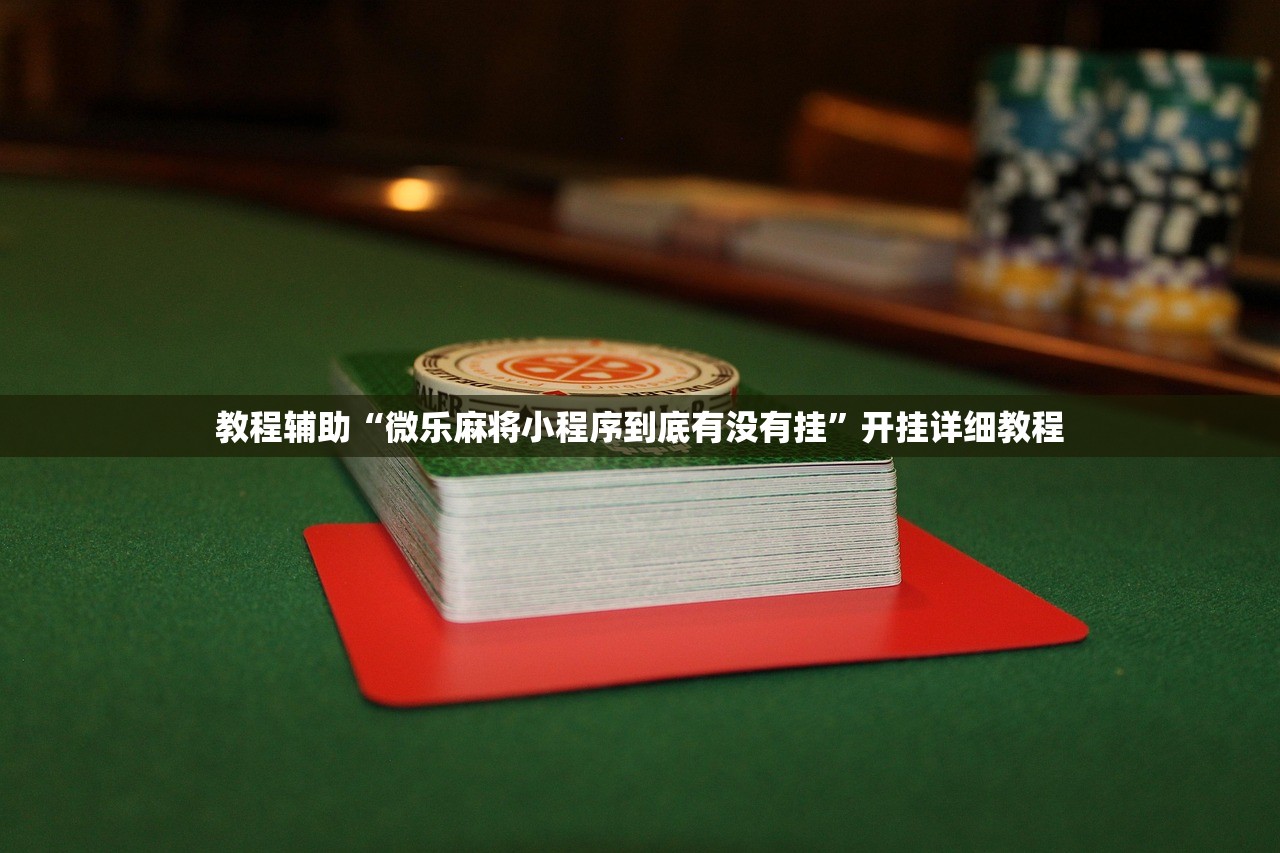 教程辅助“微乐麻将小程序到底有没有挂”开挂详细教程