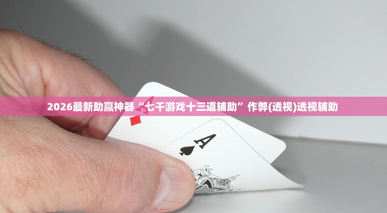 2026最新助赢神器“七千游戏十三道辅助”作弊(透视)透视辅助 