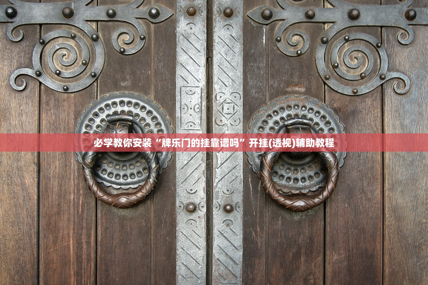 必学教你安装“牌乐门的挂靠谱吗	”开挂(透视)辅助教程