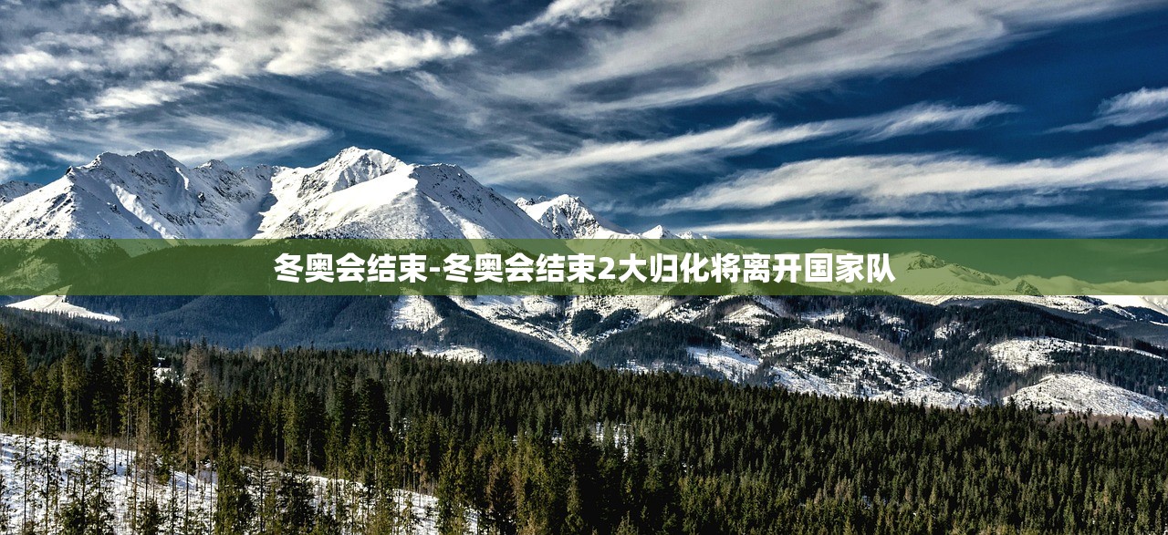 冬奥会结束-冬奥会结束2大归化将离开国家队