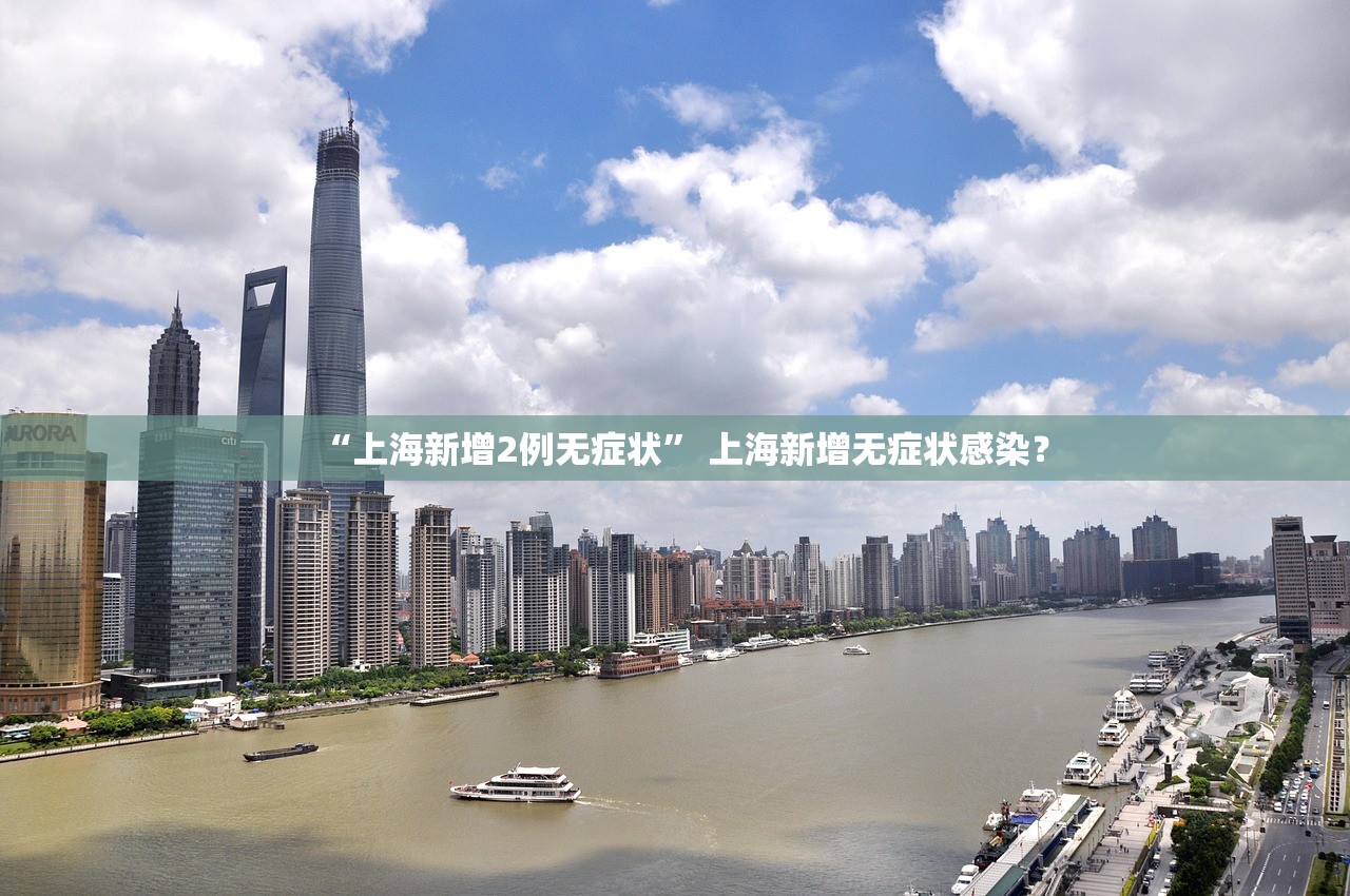 “上海新增2例无症状	” 上海新增无症状感染？