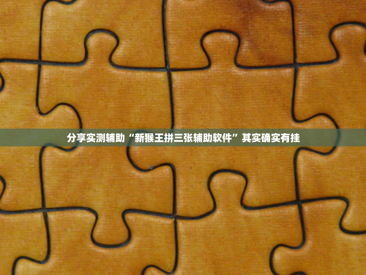 分享实测辅助“新猴王拼三张辅助软件”其实确实有挂