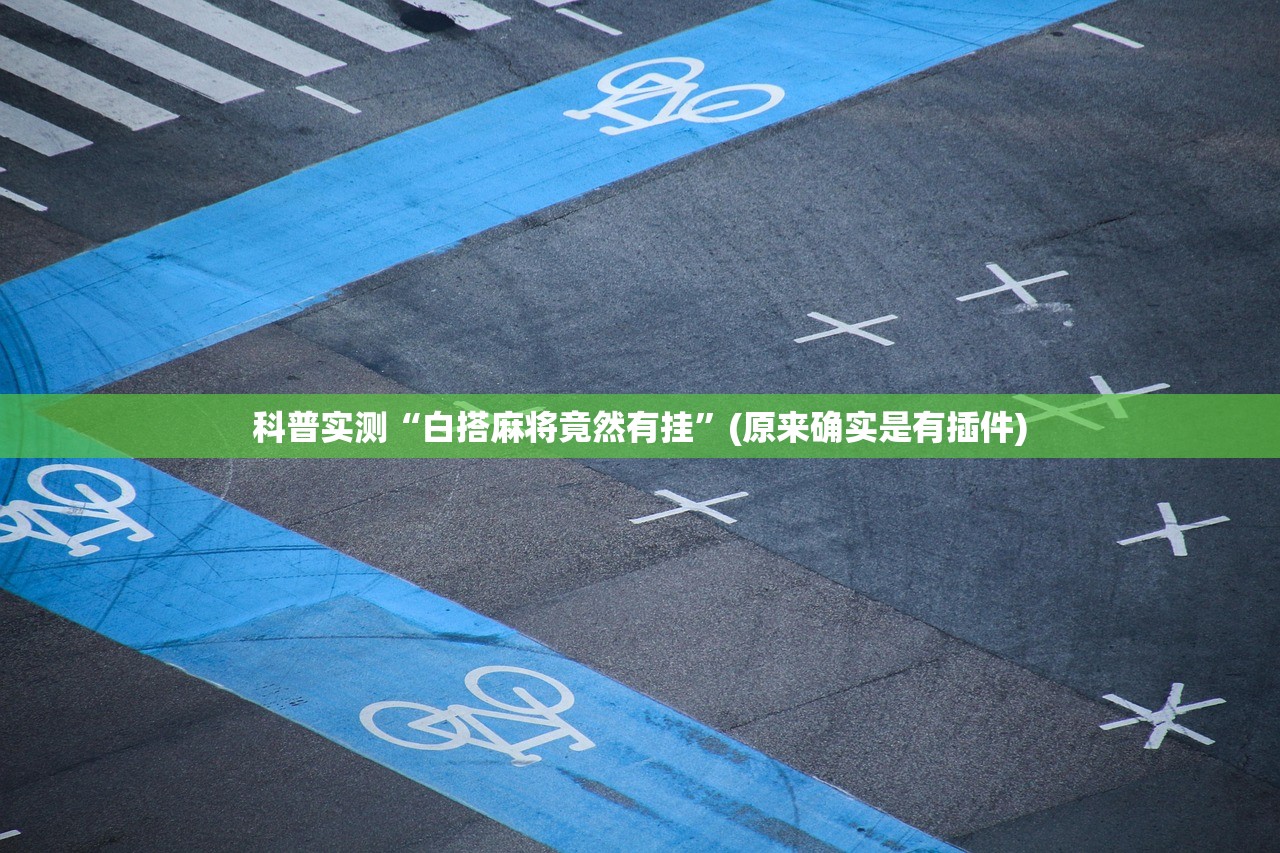 科普实测“白搭麻将竟然有挂”(原来确实是有插件)