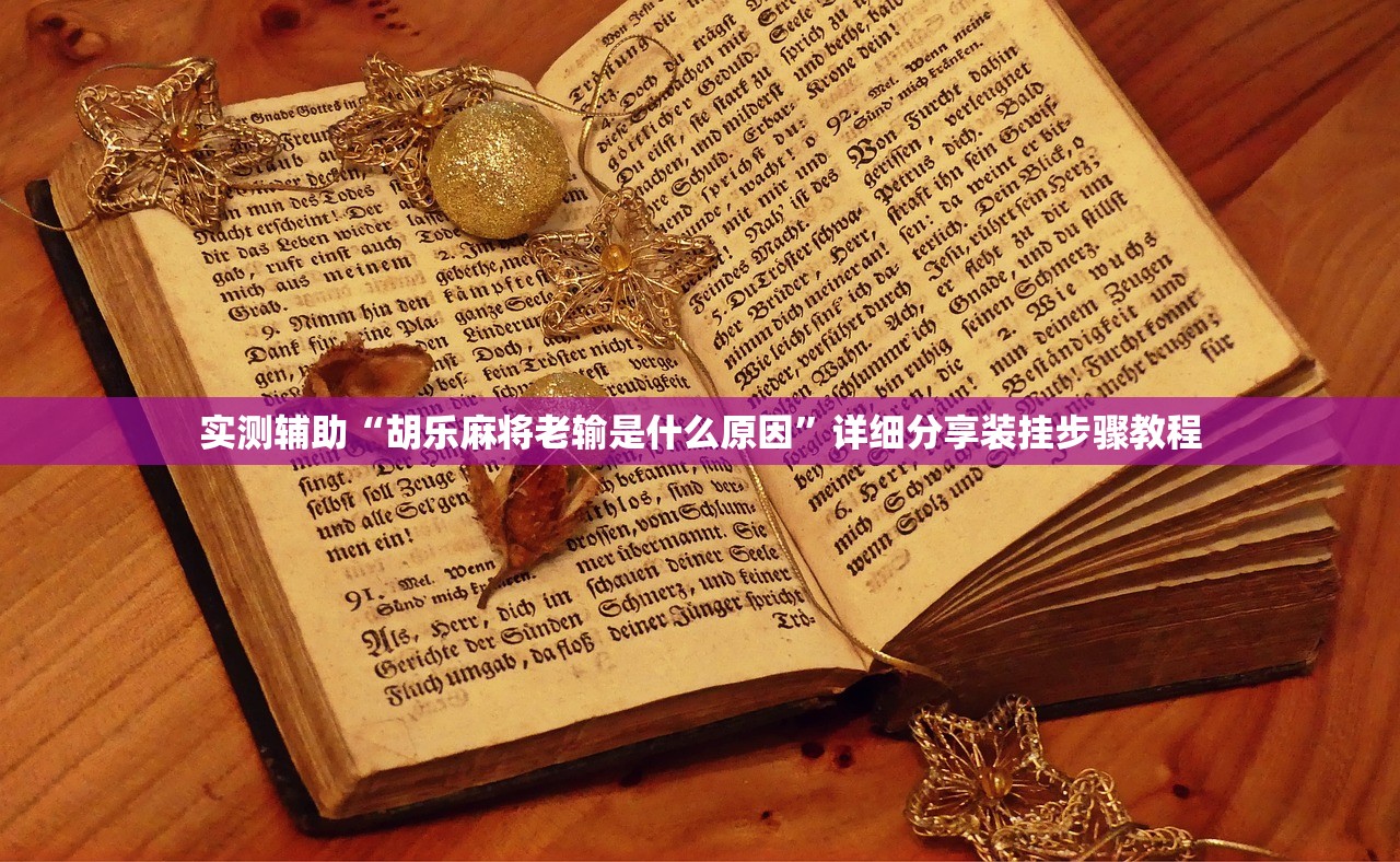 实测辅助“胡乐麻将老输是什么原因”详细分享装挂步骤教程