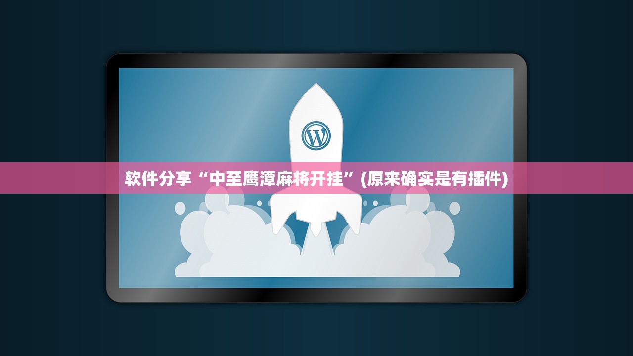 软件分享“中至鹰潭麻将开挂”(原来确实是有插件)