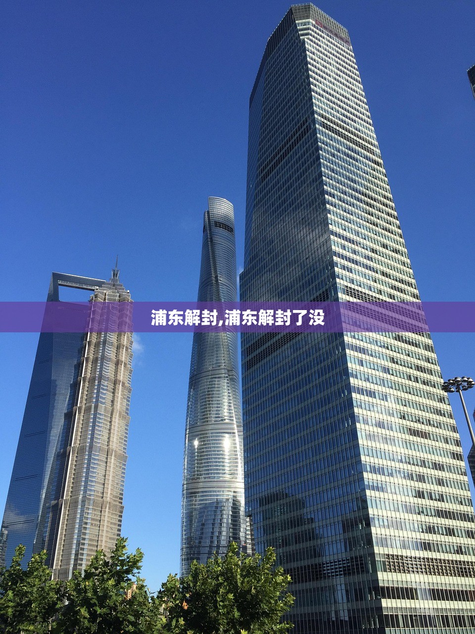浦东解封,浦东解封了没